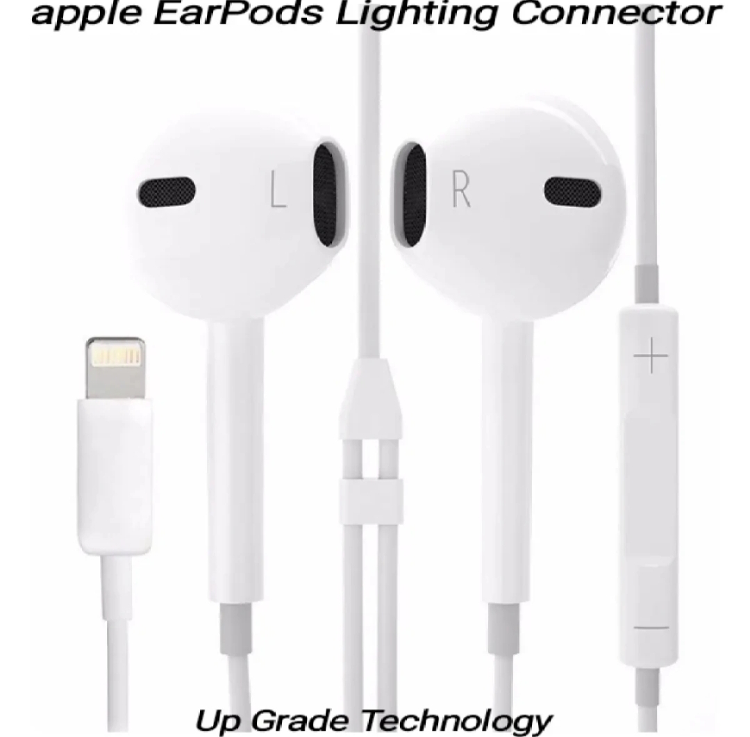 Apple Lightning Earbuds in-Ear Wired Earphones with Remote Control Headphone