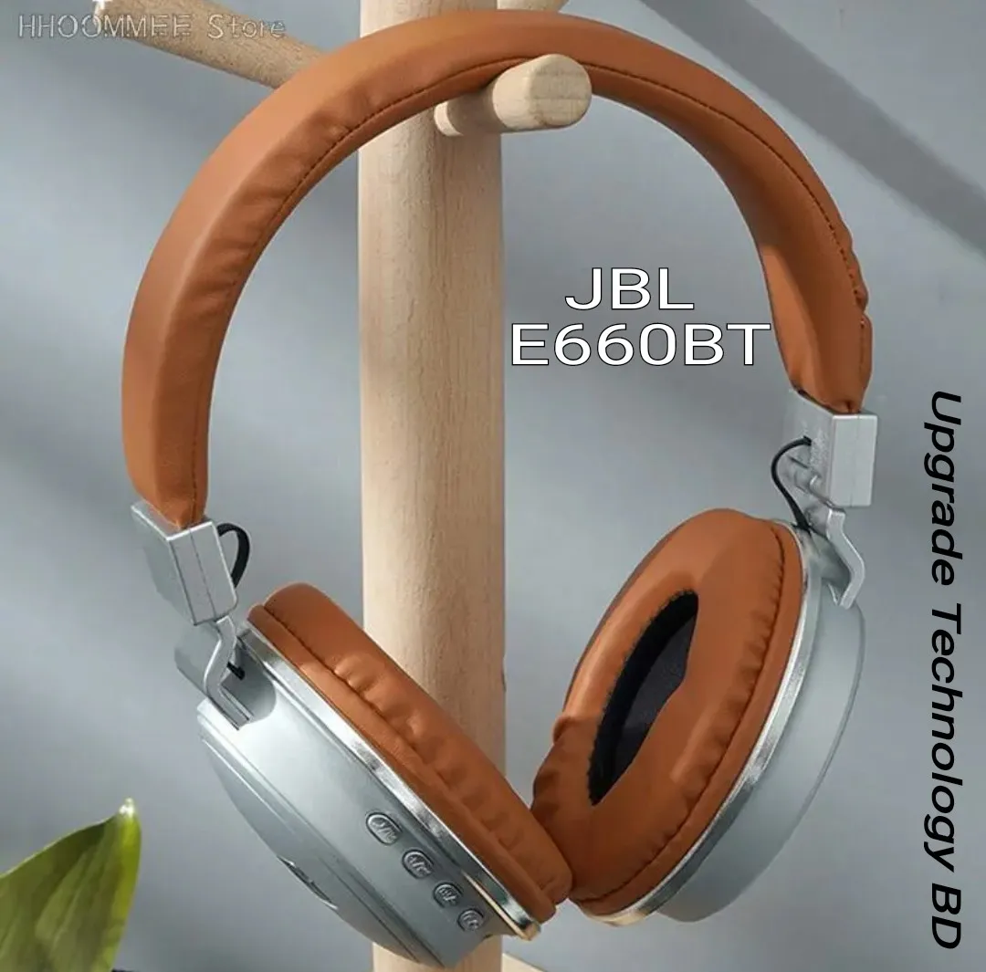 JBL E660BT Bluetooth Stereo Headset with Built-In Mic and Micro SD Slot - Headphone