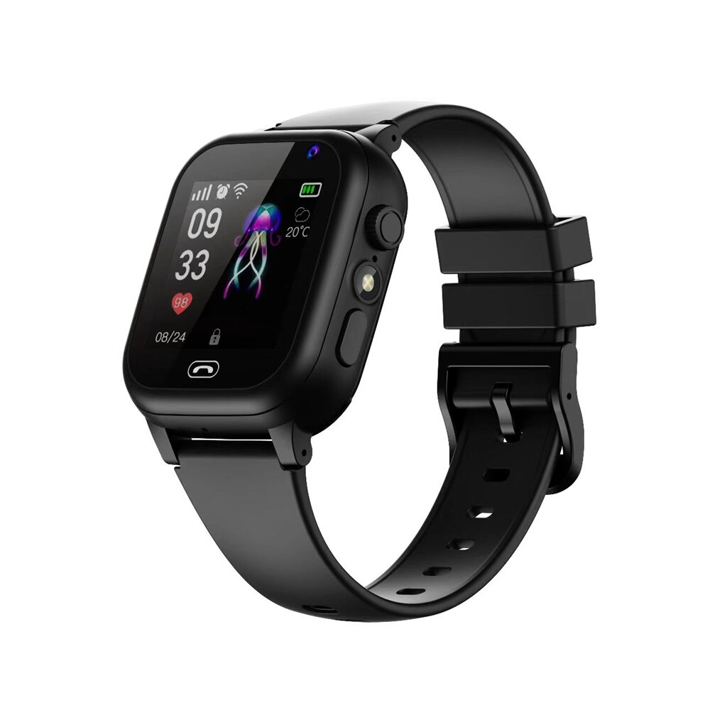 SIM Supported Kids Smart Watch, Smartberry C005 – Black Color