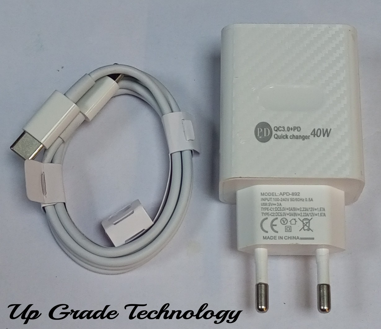 ST Power 40W 3A Super Fast Charger USB A & Dual PD Port