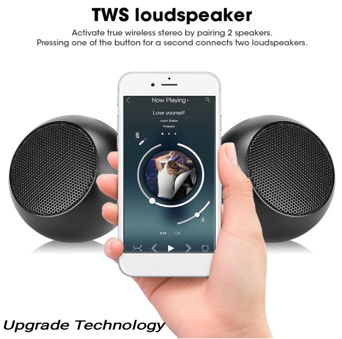 Mini M3 update version Portable smart Metal wireless Bluetooth Speaker