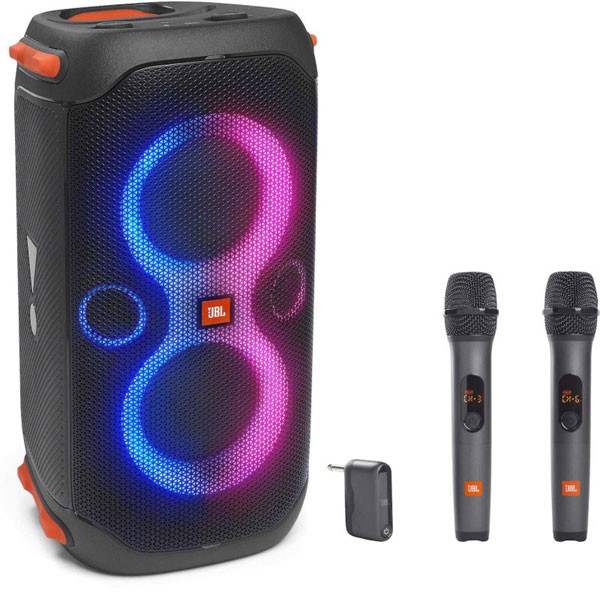 JBL PartyBox 110 with 2pcs JBL Wireless Microphone Combo Set