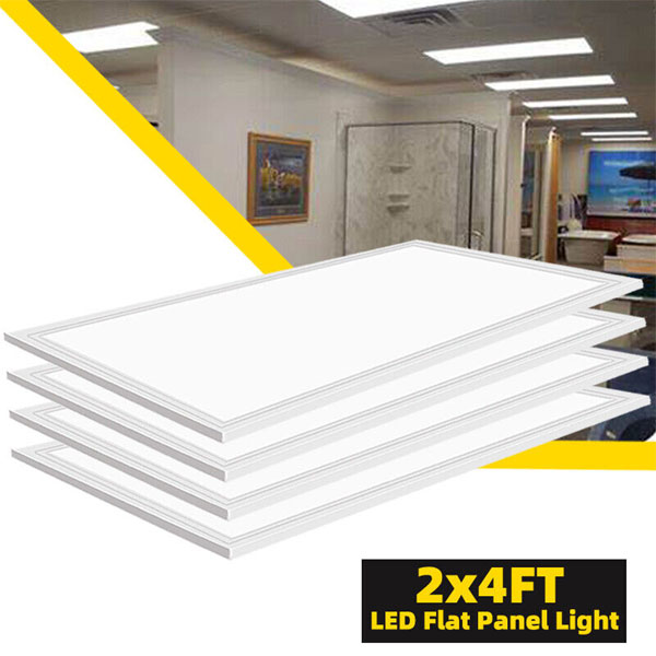 2x4ft LED Flat Panel Light fixture 40 50 60W 125lm/w 3CCT Cool White 100V-277V-347V Dimmable Recessed Drop Ceiling lighting