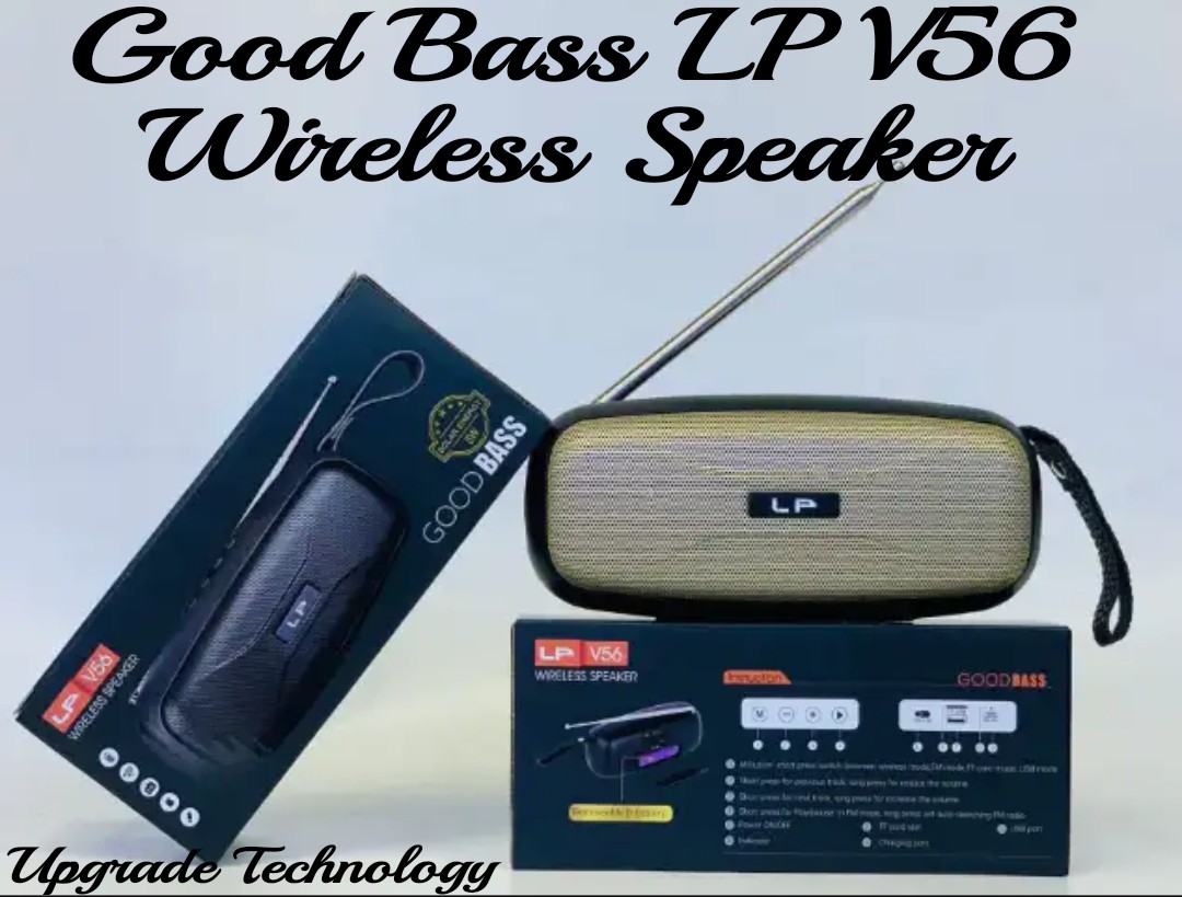 Good Bass Wireless Speaker LP V56 Solar Energy 5w