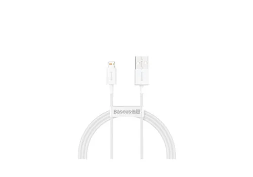 Baseus Superior Series Fast Charging Data Cable USB to iP 2.4A 1m White – CALYS-A02