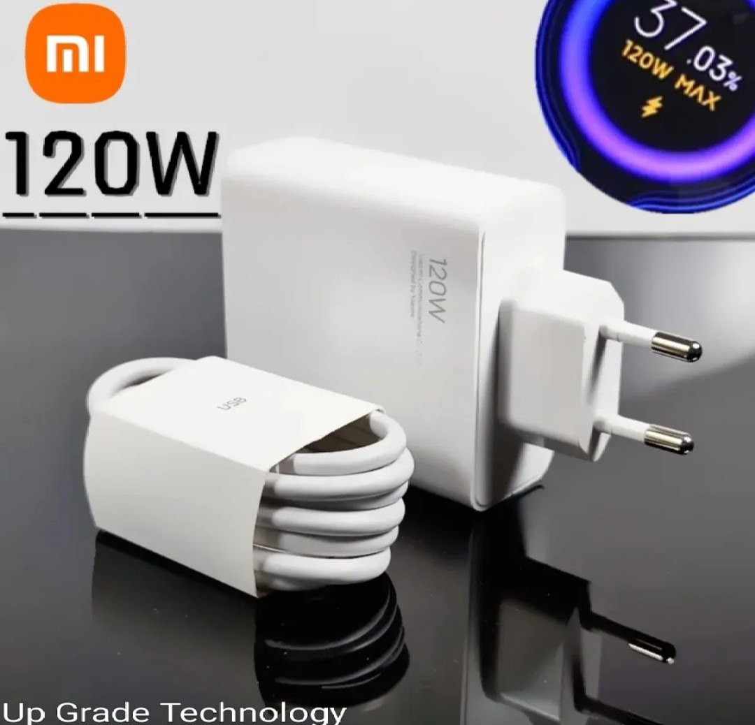 Xiaomi 120W Charger Turbo Charge EU Adapter Fast Charging
