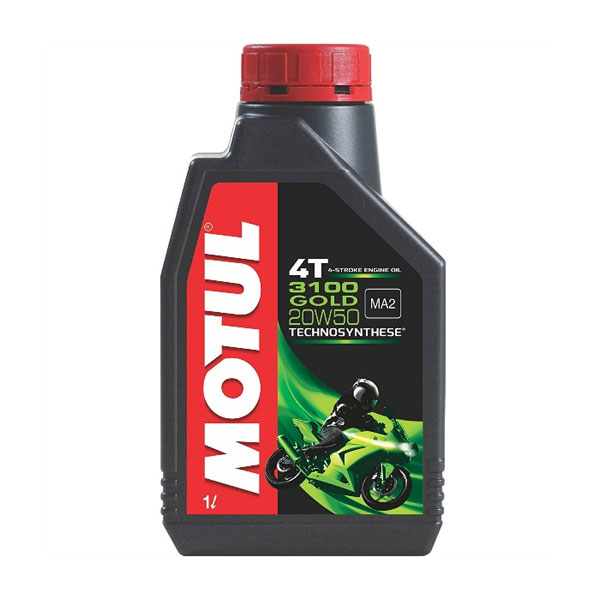 Motul 3100 20w50 Gold 4T Semi Synthetic Motorcycle Oil 1L