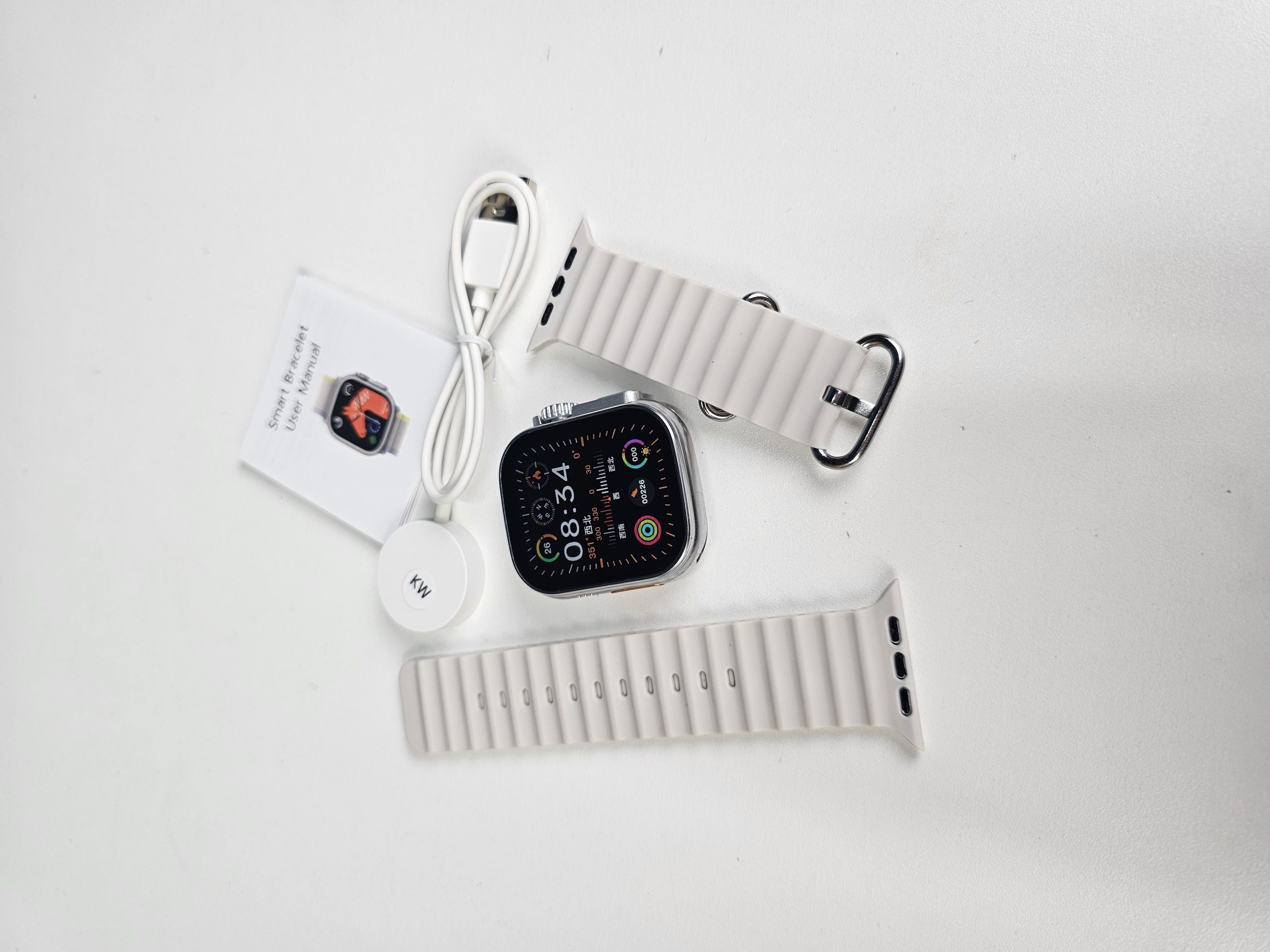 KW900 Ultra 2 Smartwatch, Silver Color
